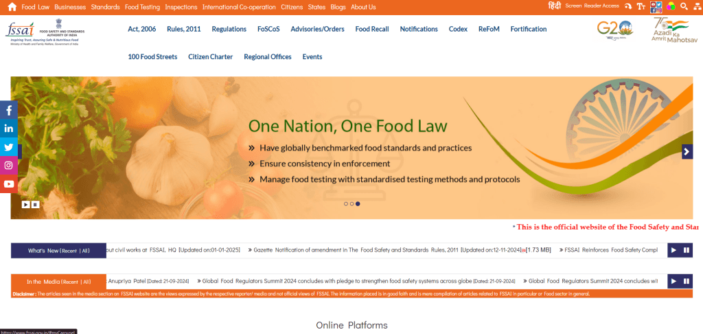 FSSAI Assistant Recruitment 2025 Apply Online, Notification, Vacancy, Eligibility, Last Date 18 Screenshot 2025 01 08 195712
